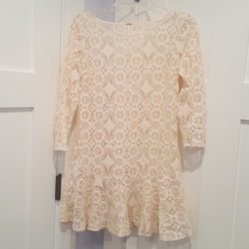 Free People lace baby doll dress